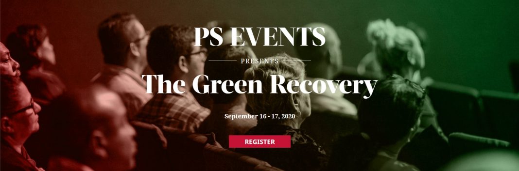 Project Syndicate: The Green Recovery, 16-17 Septembrie 2020 Project Syndicate: The Green Recovery, 16-17 Septembrie 2020