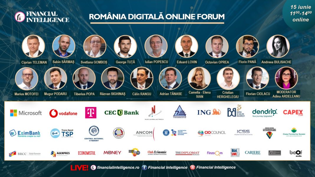 Financial Intelligence organizează a treia ediție a evenimentului ”ROMÂNIA DIGITALĂ ONLINE FORUM” Financial Intelligence organizează a treia ediție a evenimentului ”ROMÂNIA DIGITALĂ ONLINE FORUM”