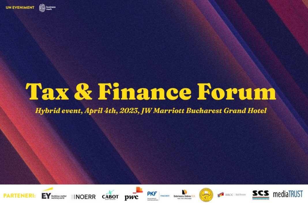 Experți din companii importante de consultanță din România vin la Tax & Finance Forum 2023, pentru prezenta cele mai importante aspecte și noutăți legislative cu impact fiscal, cât și principalele provocări pentru contribuabilii români Experți din companii importante de consultanță din România vin la Tax & Finance Forum 2023, pentru prezenta cele mai importante aspecte și noutăți legislative cu impact fiscal, cât și principalele provocări pentru contribuabilii români
