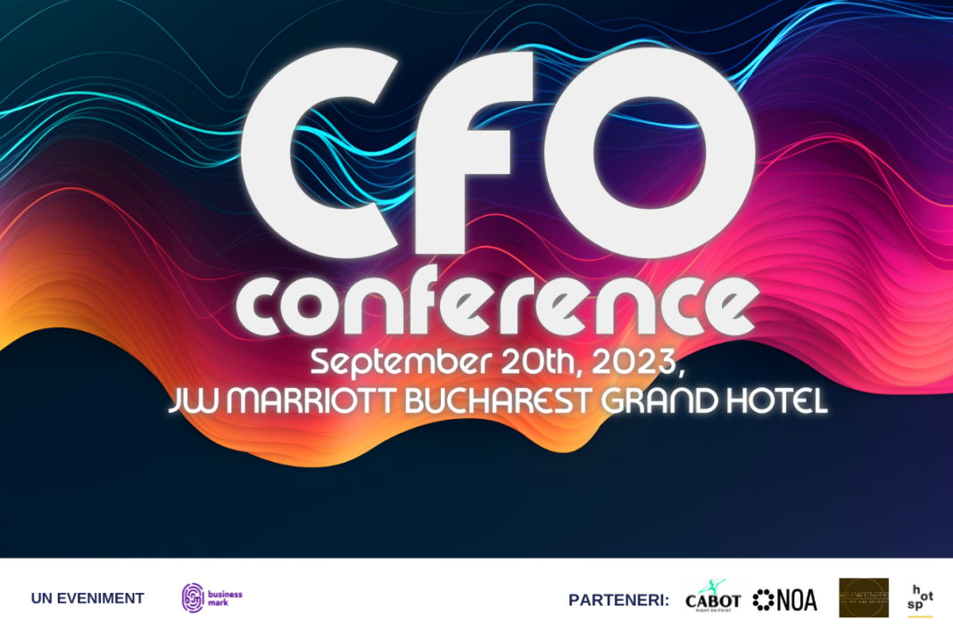 CFO Conference București. Pe 20 septembrie 2023, discutăm despre cum putem construi reziliența financiară în era schimbării CFO Conference București. Pe 20 septembrie 2023, discutăm despre cum putem construi reziliența financiară în era schimbării