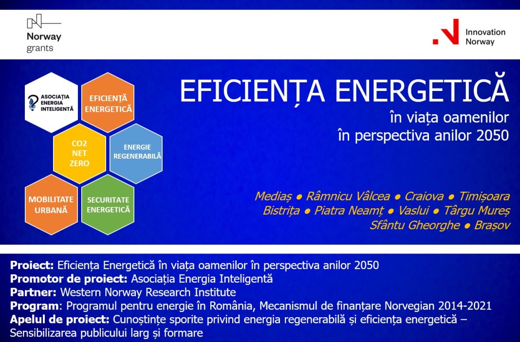 Asociația Energia Inteligentă a finalizat proiectul „Eficiența energetică în viața oamenilor în perspectiva anilor 2050” Asociația Energia Inteligentă a finalizat proiectul „Eficiența energetică în viața oamenilor în perspectiva anilor 2050”