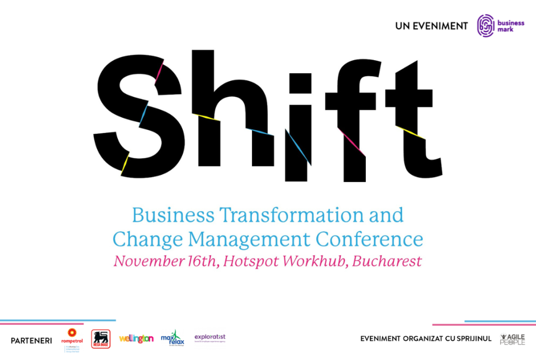 Cum se pregătesc companiile pentru viitor, într-un context definit de schimbare? Află pe 16 noiembrie 2023, la conferința anuală „SHIFT. Business Transformation and Change Management Conference” Cum se pregătesc companiile pentru viitor, într-un context definit de schimbare? Află pe 16 noiembrie 2023, la conferința anuală „SHIFT. Business Transformation and Change Management Conference”