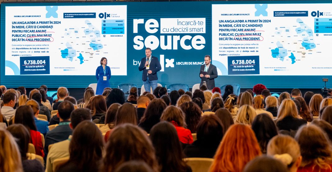 S-a lansat cea de-a 9-a ediție a OLX JOB INDEX. Peste 500 de specialiști în resurse umane au dezbătut tendințele și provocările din piața muncii, la conferința „ReSource by OLX Locuri de Muncă” S-a lansat cea de-a 9-a ediție a OLX JOB INDEX. Peste 500 de specialiști în resurse umane au dezbătut tendințele și provocările din piața muncii, la conferința „ReSource by OLX Locuri de Muncă”