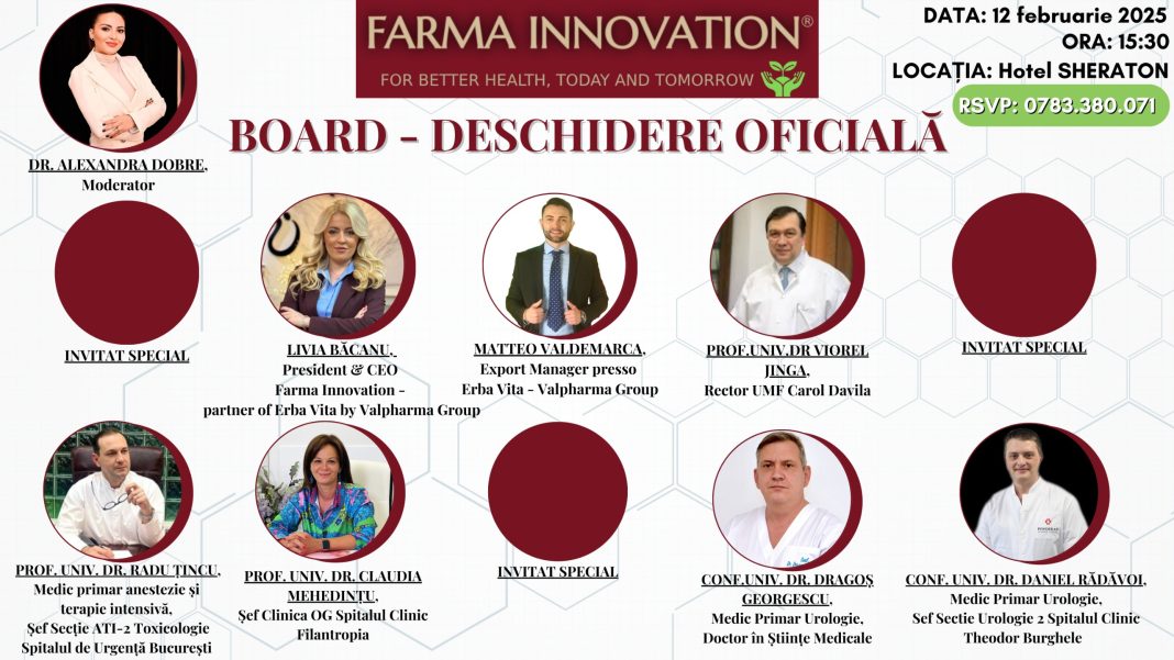 Farma Innovation își lansează oficial brandul în România Farma Innovation își lansează oficial brandul în România