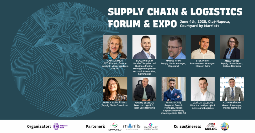 Proiectul „Supply Chain & Logistics Forum” ajunge, în premieră, la Cluj-Napoca. Lideri din domeniu discută despre provocările ce apar în sectorul logistic și cum pot fi depășite Proiectul „Supply Chain & Logistics Forum” ajunge, în premieră, la Cluj-Napoca. Lideri din domeniu discută despre provocările ce apar în sectorul logistic și cum pot fi depășite
