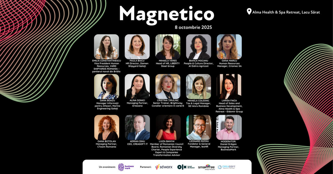 14 profesioniști explorează magnetismul brandurilor de angajator într-o piață a talentelor competitivă, la prima ediție Magnetico Galați-Brăila 14 profesioniști explorează magnetismul brandurilor de angajator într-o piață a talentelor competitivă, la prima ediție Magnetico Galați-Brăila